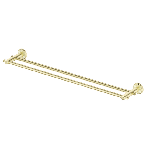 Bella Vista Mica Heritage Double Towel Rail French Gold 1748-600-FG