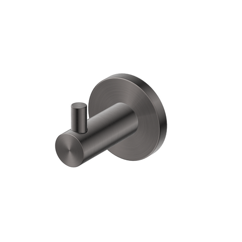 Bella Vista Mica Robe Hook Gunmetal 1153-S-P-GM