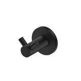 Bella Vista Mica Double Robe Hook Black 1153-D-P-BLK