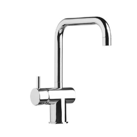 Vito Bertoni Nuova Side Lever Hob Mixer Rectangularangular 210mm Chrome 85301