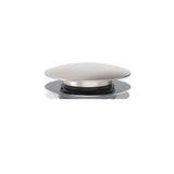 Fienza Cast Stone Cap for Pull Out Pop Up Bath Waste 40mm Brushed Nickel WAS14BN