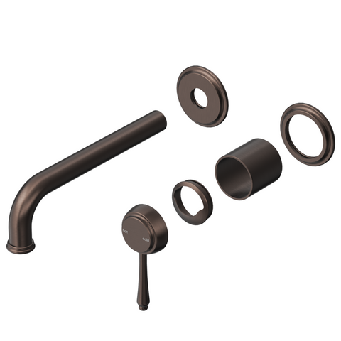 Bella Vista Mica Heritage Wall-Spout Combo (Trim Kit only) Dusk Bronze WB-4-2P-DB-TK