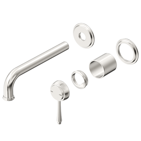 Bella Vista Mica Heritage Wall-Spout Combo (Trim Kit only) Brushed Nickel WB-4-2P-BN-TK
