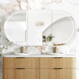 Otti Bondi LED Shaving Cabinet 1800x900mm Premium Edition Woodland Oak LED-BOSV1890WL-VP