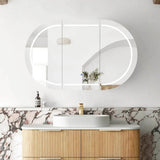 Otti Bondi LED Shaving Cabinet 1200x750mm Premium Edition Woodland Oak LED-BOSV1275WL-VP