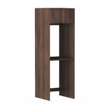 Otti Havana Fluted Laundry Tall Washing Machine Cabinet 2100mm Sable Walnut LA-TWHA652SW