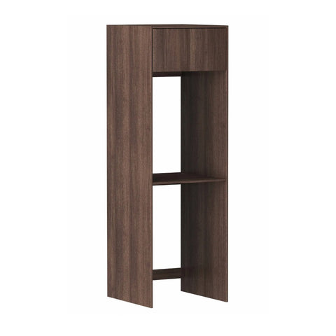 Otti Havana Fluted Laundry Tall Washing Machine Cabinet 2100mm Sable Walnut LA-TWHA652SW