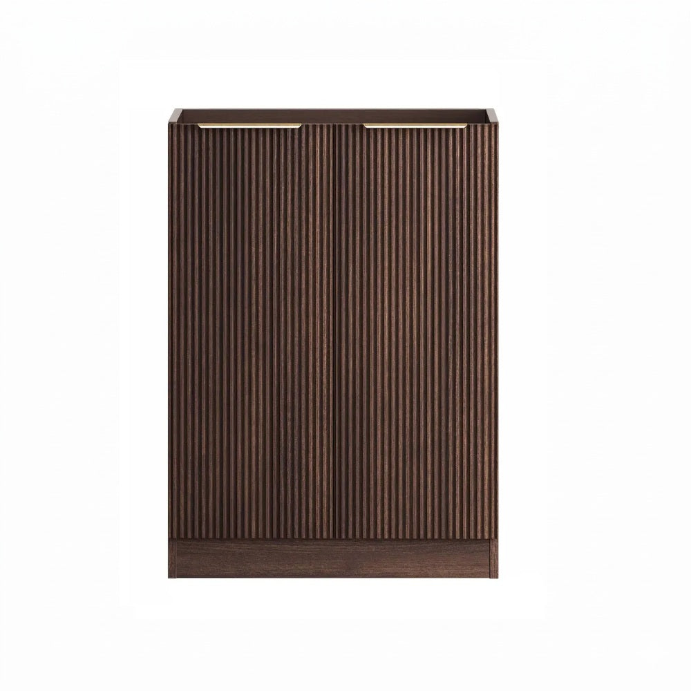 Otti Havana Fluted Laundry Base Cabinet 630mm Sable Walnut LA-HA600SW
