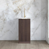 Otti Havana Mini Laundry 430mm Sable Walnut / Pure White Top LA-430-HASW-PW