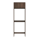 Otti Havana Fluted Laundry Tall Washing Machine Cabinet 2100mm Sable Walnut LA-TWHA652SW