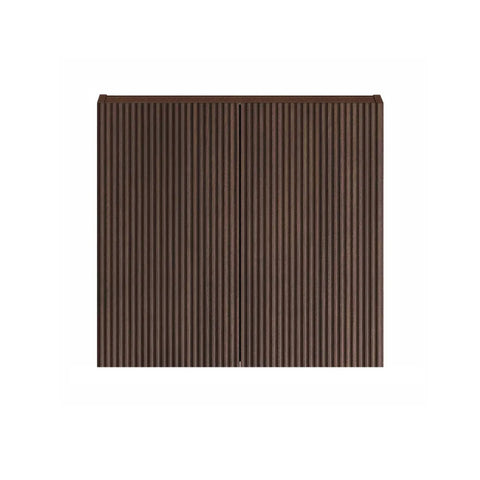 Otti Havana Fluted Laundry Wall Cabinet 630mm Sable Walnut LA-WCHA600SW