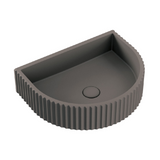 Fienza Valentina Wall Hung Concrete Basin 465x360mm Warm Grey RB078