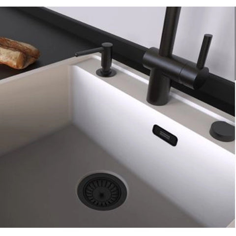 Franke Sink Waste, Overflow and Cover (WK033 + OF272) Matte Black MB-OFK