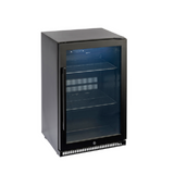 Euro Appliances Beverage Cooler 118L Single Glass Door (RH) Black EA555BFBR