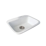 Seima Basin Eva 600 Abovemount 590x445mm Single Bowl (No taphole) White 191502