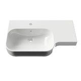 Seima Limni 720 Basin Wall LH Bowl White 192306
