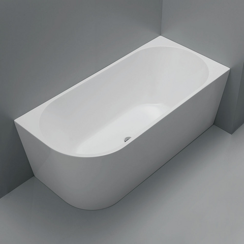 Fienza Isabella Corner Bath Left Hand 1700mm Matte White FR67-1700L-MW