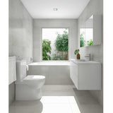 Seima Chios 102 Tondo Inset Bath 1525mm w/ overflow White 191524