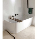 Seima Plati 110 Freestanding Bath 1500mm Right Corner White 192163