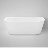 Otti Verona Back to Wall Bathtub 1500x750mm no Overflow Gloss White IVBT-BW-1500-NF