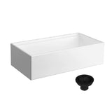 Seima Odessa 920 Ceramic Butler Sink Single Bowl 915x485mm Workstation White Gloss (inc.Black Basket Waste & Grid) 192536