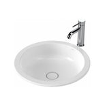 Caroma Liano II Round 440mm Under/ Over Counter Basin White 852600W