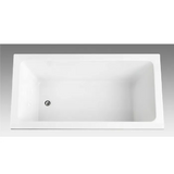 Otti Drop In Shower Bath 1495x750mm Gloss White SB1500