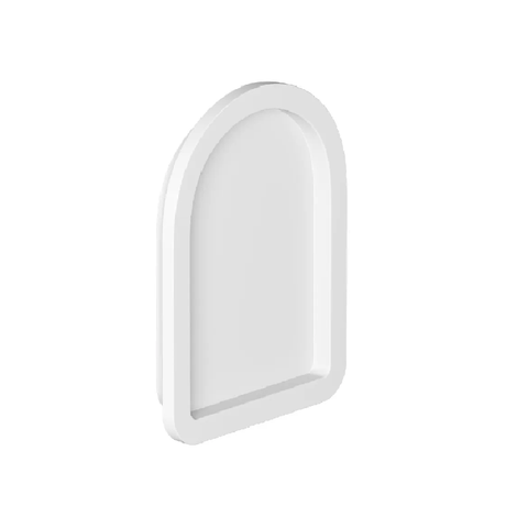 Otti Laguna Handle Frame Only Satin White LGHANDLE-WFR