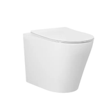 Otti Alzano Wall Faced Rimless Pan w/ Slim seat & Geberit Inwall Cistern (S-trap) White IAWFPRLPKVA-G-NP