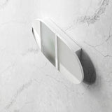 Otti Bondi Shaving Cabinet 900x600mm Satin White BOSV9060W