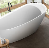 Decina Caval Freestanding Bath 1680mm with Overflow White CA1680WIO