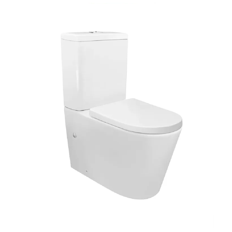 Otti Feanza Tornado Toilet Suite w/ Standard Seat White IFTSPK