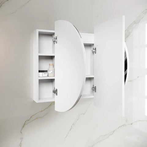 Otti Bondi LED Shaving Cabinet 1500x900mm Premium Edition White LED-BOSV1590W-VP