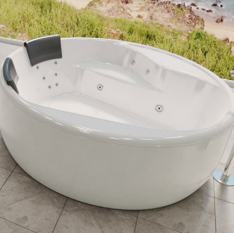 Decina Orion 1570 Dolce Vita Spa Bath Freestanding (16 Jets) White ORFS1570FSDVSPA