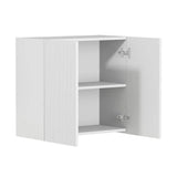 Otti Bondi Fluted Laundry Wall Cabinet 630mm White LA-WCBO600W_O