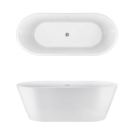 Seima Syros 105 Freestanding Bath 1500mm White 192211