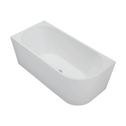 Fienza Isabella Corner Bath Right Hand 1700mm Matte White FR67-1700R-MW