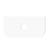 Otti Laguna Mk II Wall Hung Vanity 750mm Matte White w/ Pure White Top LGM750WSTUD-PW