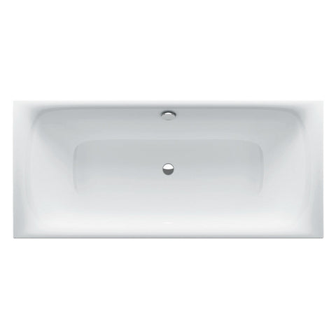 BetteLux Drop In Bath 1700mm w/ Overflow White B3440WWFB