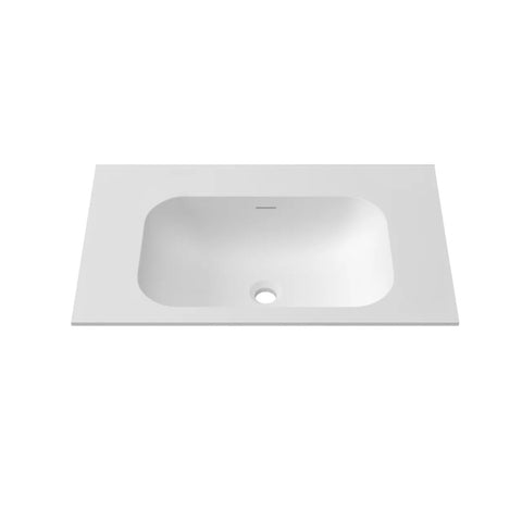 Otti Chloe Top 750x467mm w/ Basin Silk Matte White MT74CS