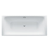 BetteLux Drop In Bath 1800mm w/ Overflow White B3441WWFB