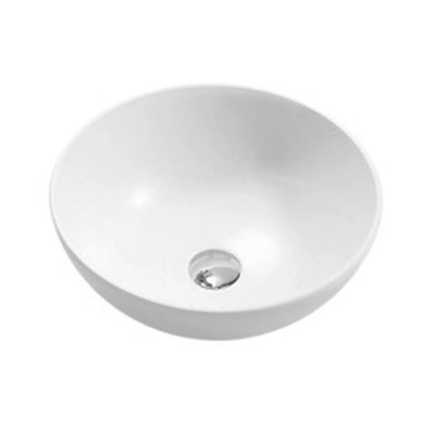 Otti Basin Round 400x400mm Above Counter Matte White IS4030MW