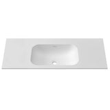 Otti Chloe Top 1200x465mm w/ Basin Silk Matte White MT124CS