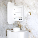 Otti Newport Soft Square LED Shaving Cabinet 900x450mm White LED-SSQ9045-VP