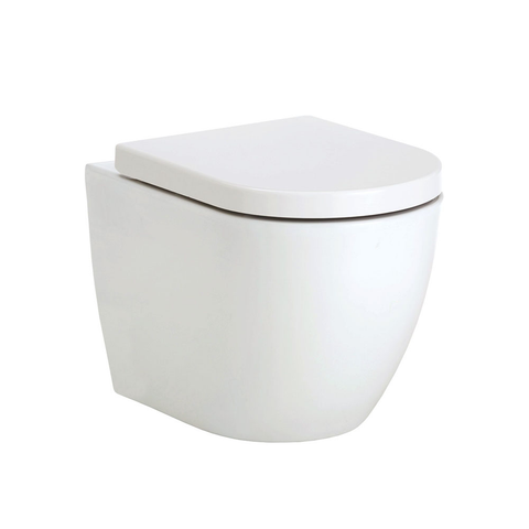 Fienza Koko Wall Hung Toilet Pan Only Slim Seat  Gloss White K2376W-PS-2