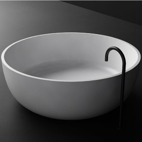 Kaskade Bath Dandy 1200mm Round Matte White 1200RNDNOOMW