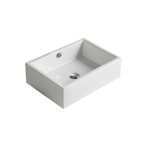 Seima Kyra 510 Basin Rectangular Above Counter White 191862