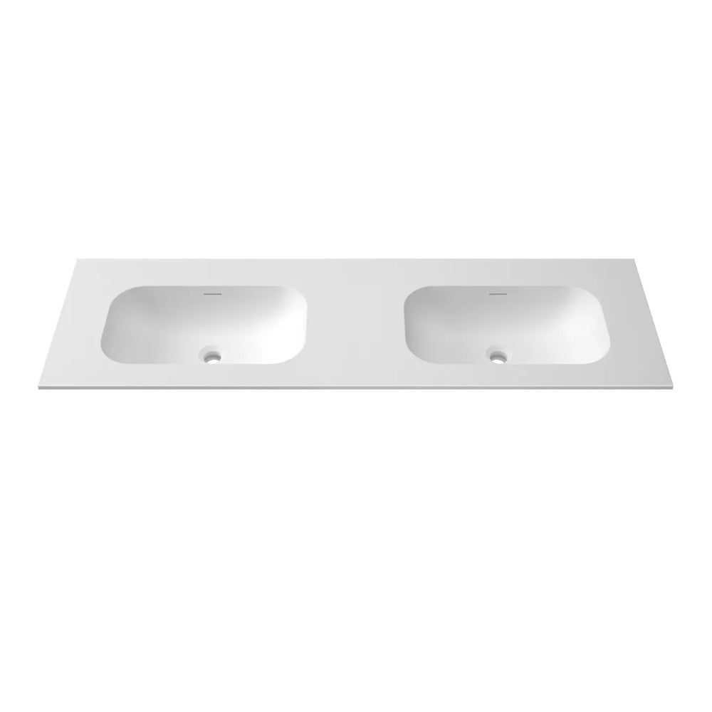 Otti Chloe Top 1500x467mm w/ Basin Silk Matte White MT154CS