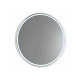 Remer Sphere Premium Mirror LED 800x800mm Matte White Aluminium Frame S80DB-MW