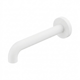 Nero Mecca Basin/Bath Spout Ii Only Push Fit 60x12mm Backplate 120mm Matte White NR221903D120MW